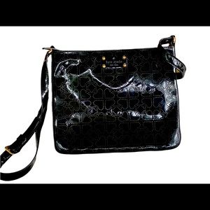Kate Spade New York Patent Leather Cross Body purse/bag